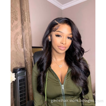 Body Wave Wig Human Hair Lace Front Wig With Baby Hair For Black Women Brazilian Virgin 16-40Inch 150%Density Pre Plucked Wig
